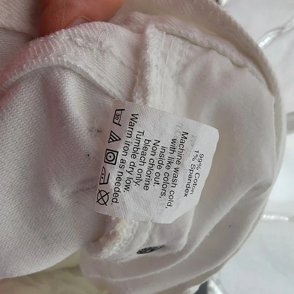 J. Crew White Denim Cropped Jeans Size 30 - Picture 5 of 6